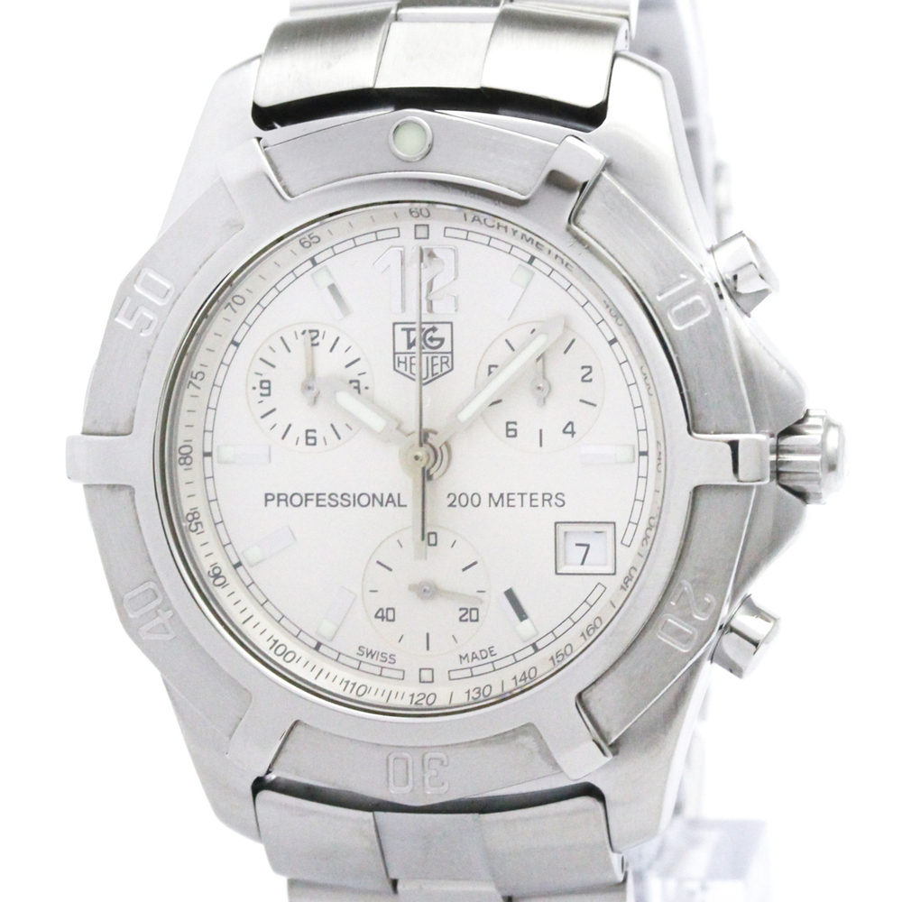 TAG HEUER 2000 Exclusive Steel Quartz Mens Watch CN1111 Polished